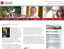 Tablet Screenshot of kreisaltenheime-traunstein.de